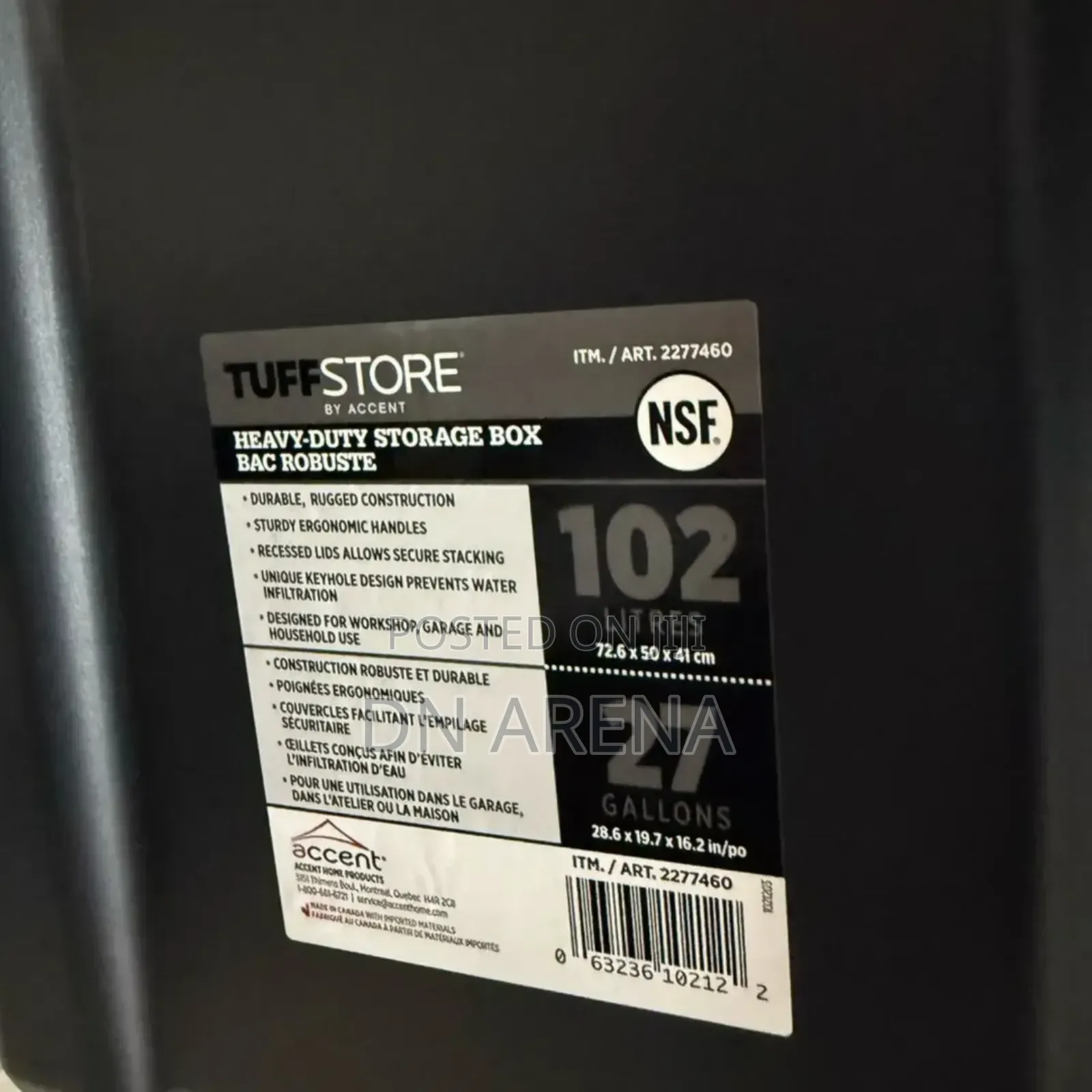 Heavy Duty Storage Container Chop Box Lockable