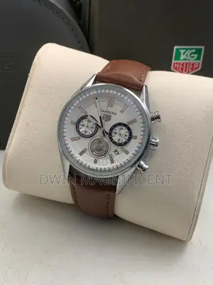 Luxury Tag Heuer Carrera Watch | Elegant Design| Premium Leather Strap