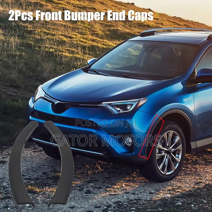 Rav4 2016 2017 2018 Front Bumper Trims Moulding (Pair)