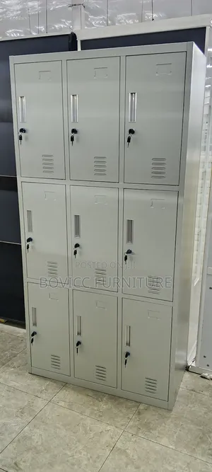 Office Cabinet With 9 Lockers