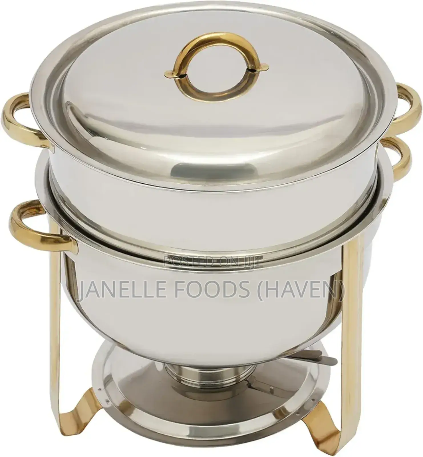 Elegant Round Soup Chafing Dishes (5lts)