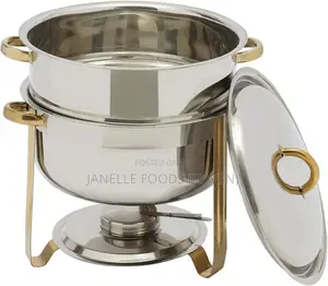Elegant Round Soup Chafing Dishes (5lts)
