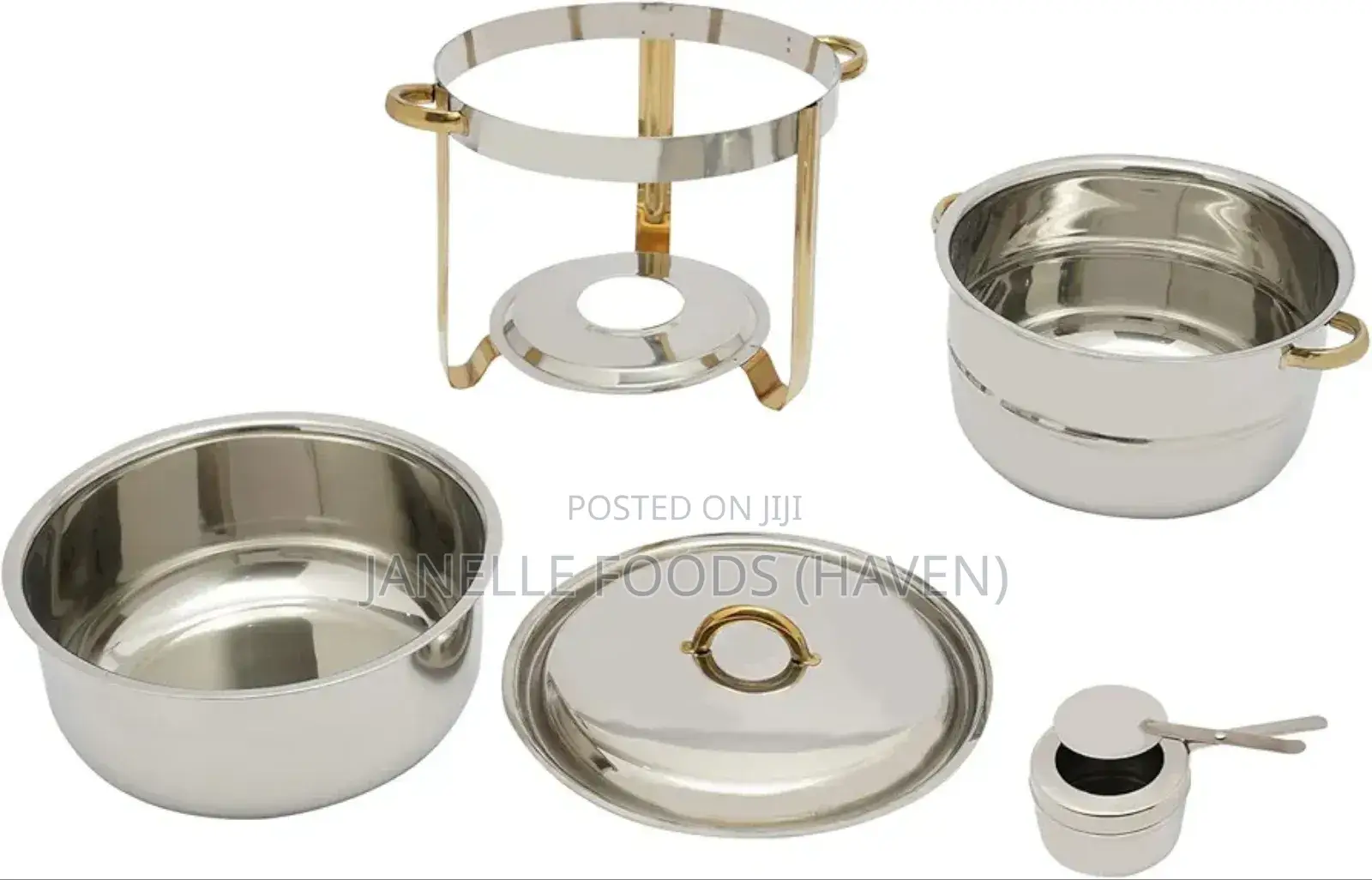 Elegant Round Soup Chafing Dishes (5lts)