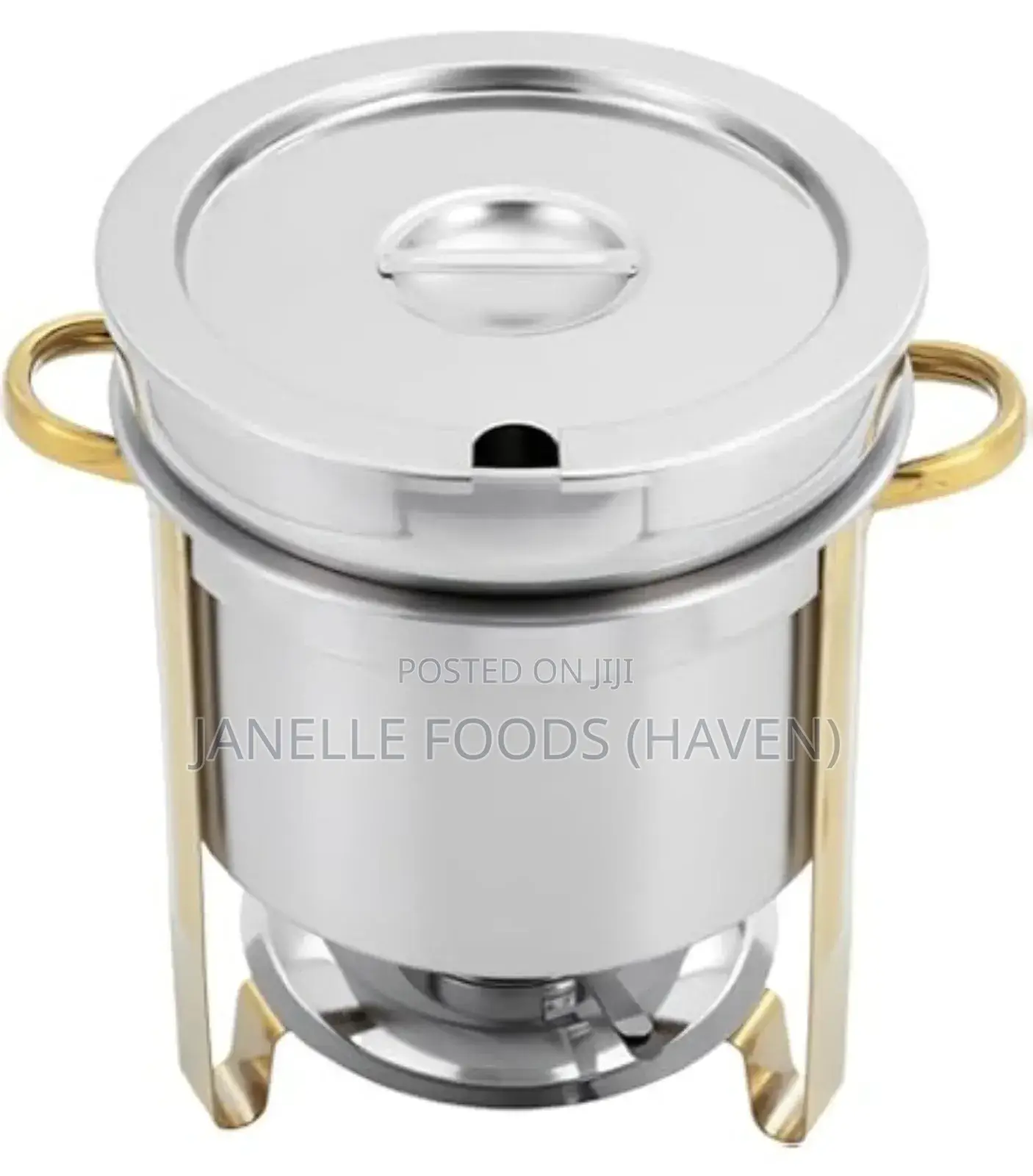 Elegant Round Soup Chafing Dishes (5lts)