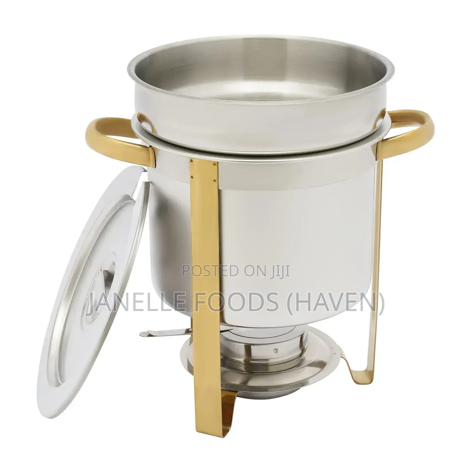 Elegant Round Soup Chafing Dishes (5lts)