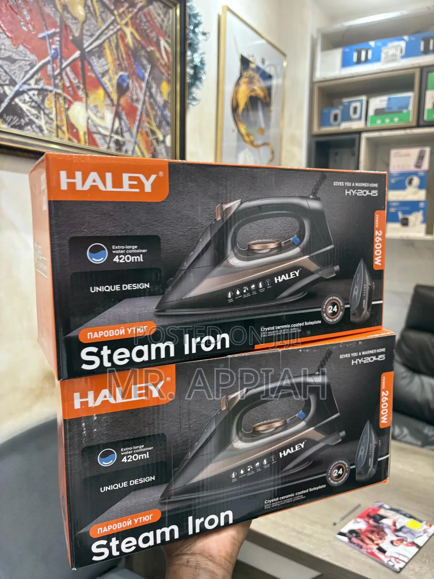 Energy Efficient Haley-hy-2045 2600watt Steam Iron