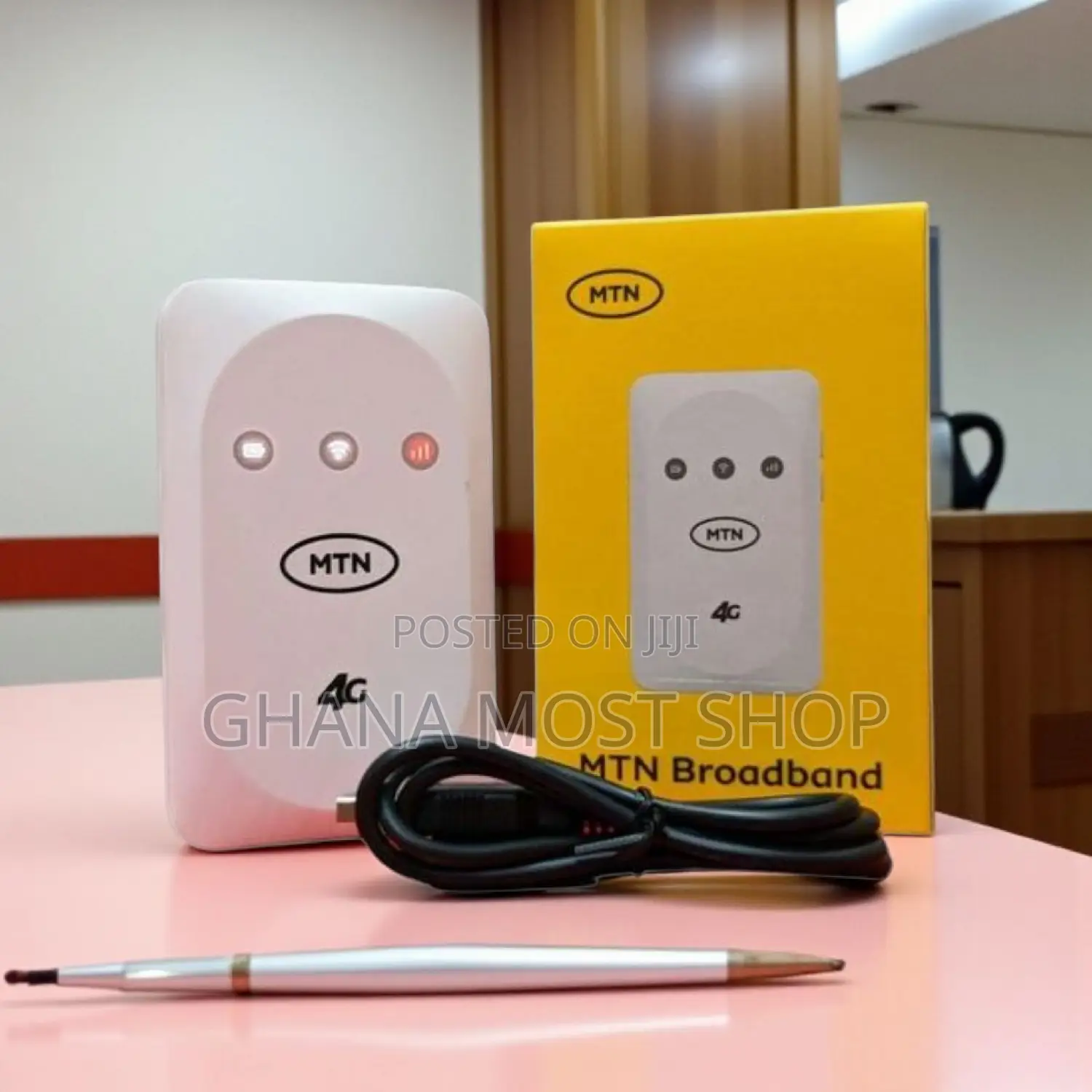MTN 4g Universal Pocket Mifi-White (54456)