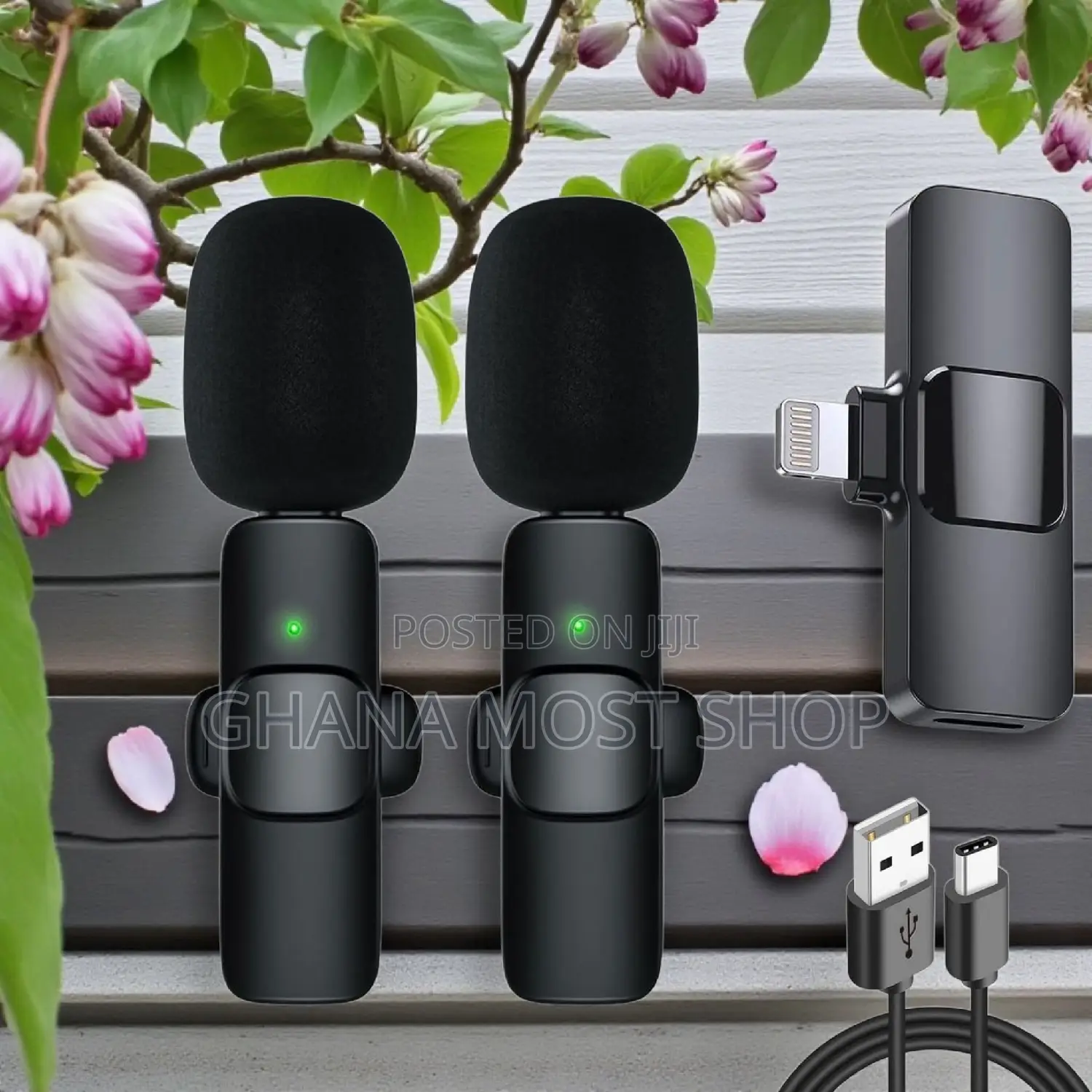 Long Battery Life 2 in 1 Wireless Microphone (74067)