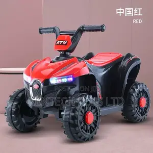 Kid’S Electric Rechargeable Quad Bike Four Tyres Motorbike 1-6 Years