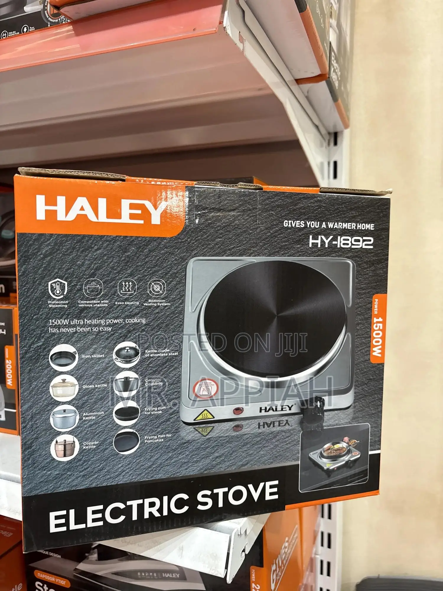 Energy Sufficient Haley-hy-1892 One Electric Hot Plate..