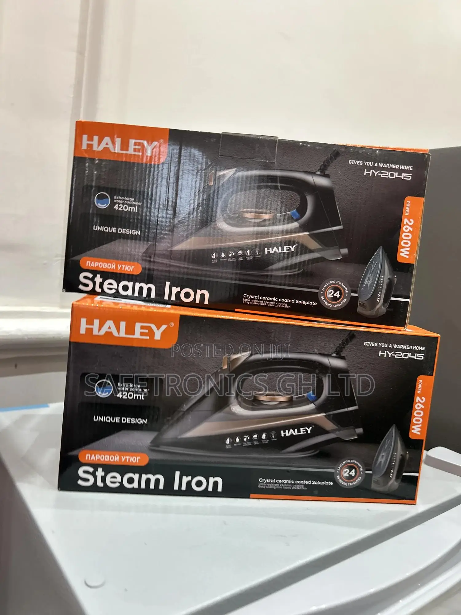 Purchase Gold ~~ Haley Steam Iron 2600 Watts Hy-2045