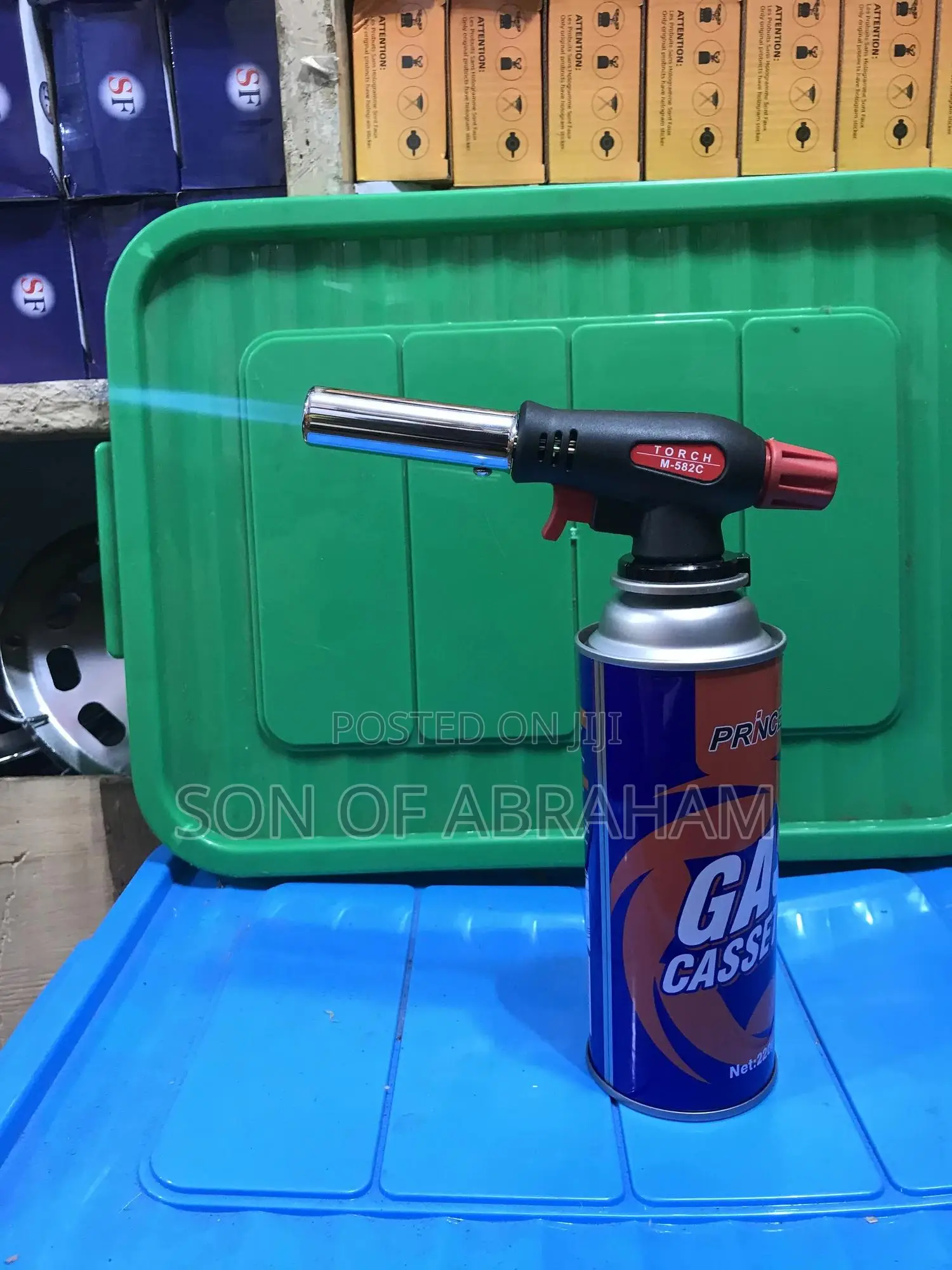 Gun Flame With Portable Gas
