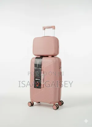 Two Set 20" Anticrake Luggages With Cosmetic Bag
