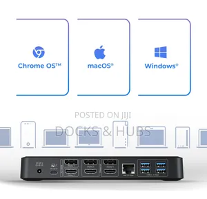 Icy Box Usb-C Docking Station (15-in-1) - 4 Monitors Display