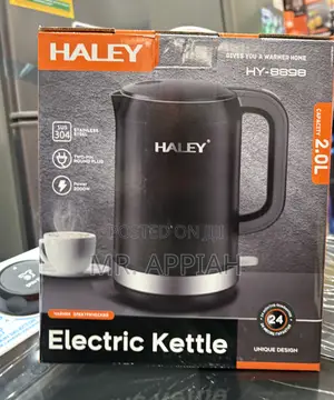 Affordable Haley-Hy-8898 2000watt Electric Water Heater(Black).