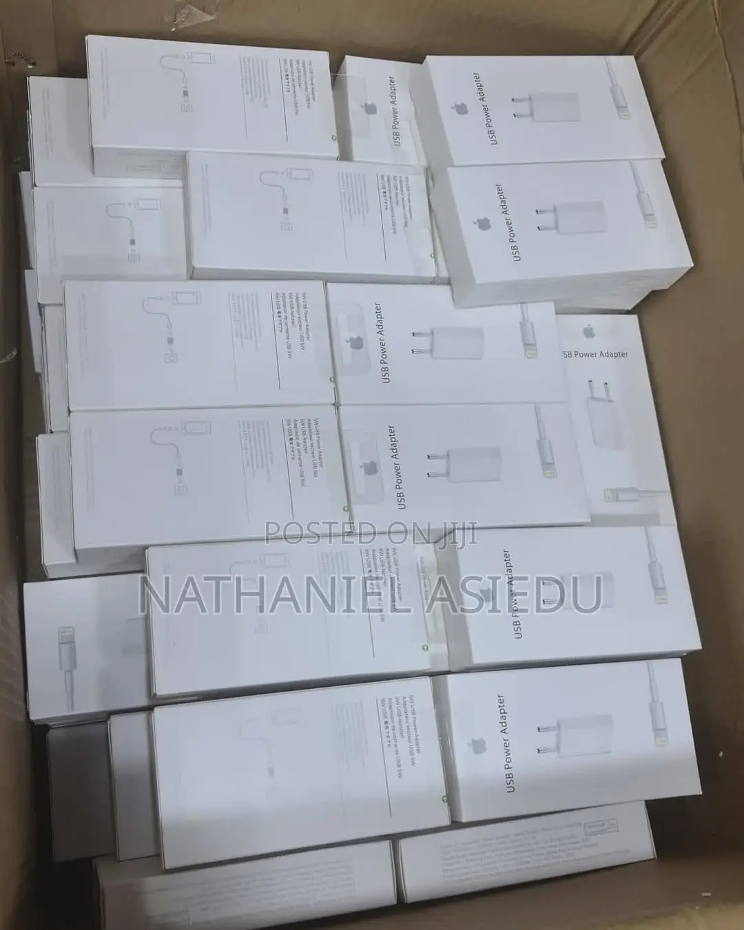 Apple 60w Usb-C Power Adapter and a Usb-C to Lightning Cable