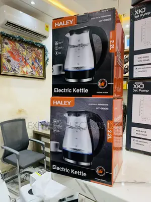 Grab Your New Haley-Hy-8895 Halley Kettle Transperent 2.2ltr Led Light