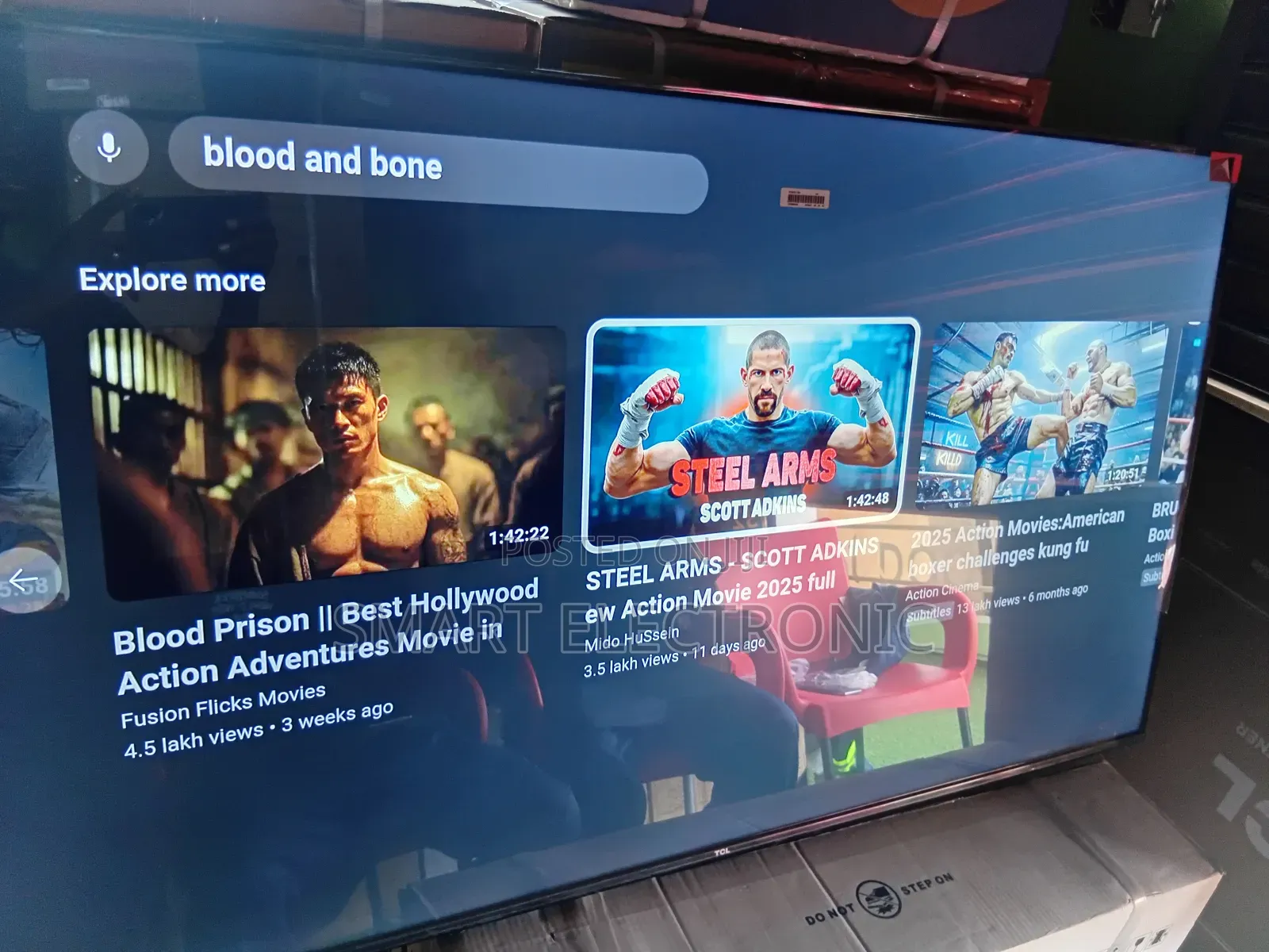 46. “Watch Brilliance Unfold – TCL 55-Inch Google Qled Tv”