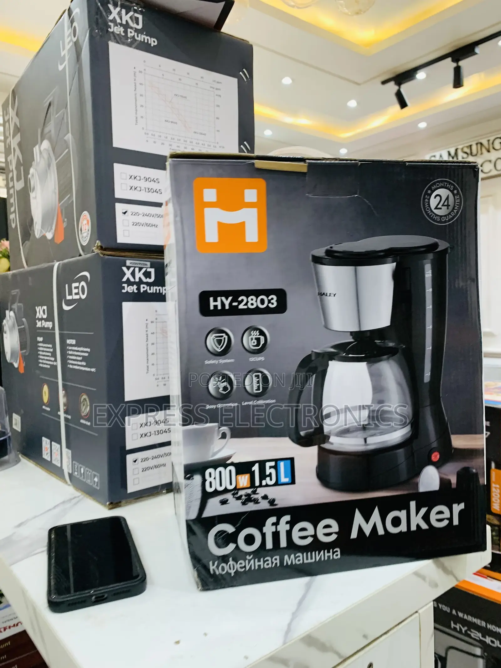 Special Offers for Haley-Hy-2803 Halley Coffee Machine 0.8ltr