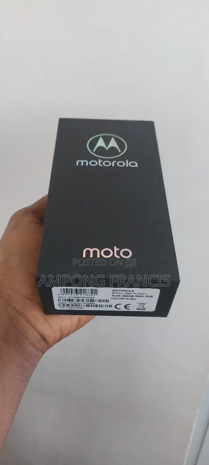 New Motorola Edge 50 Fusion 256 GB Black