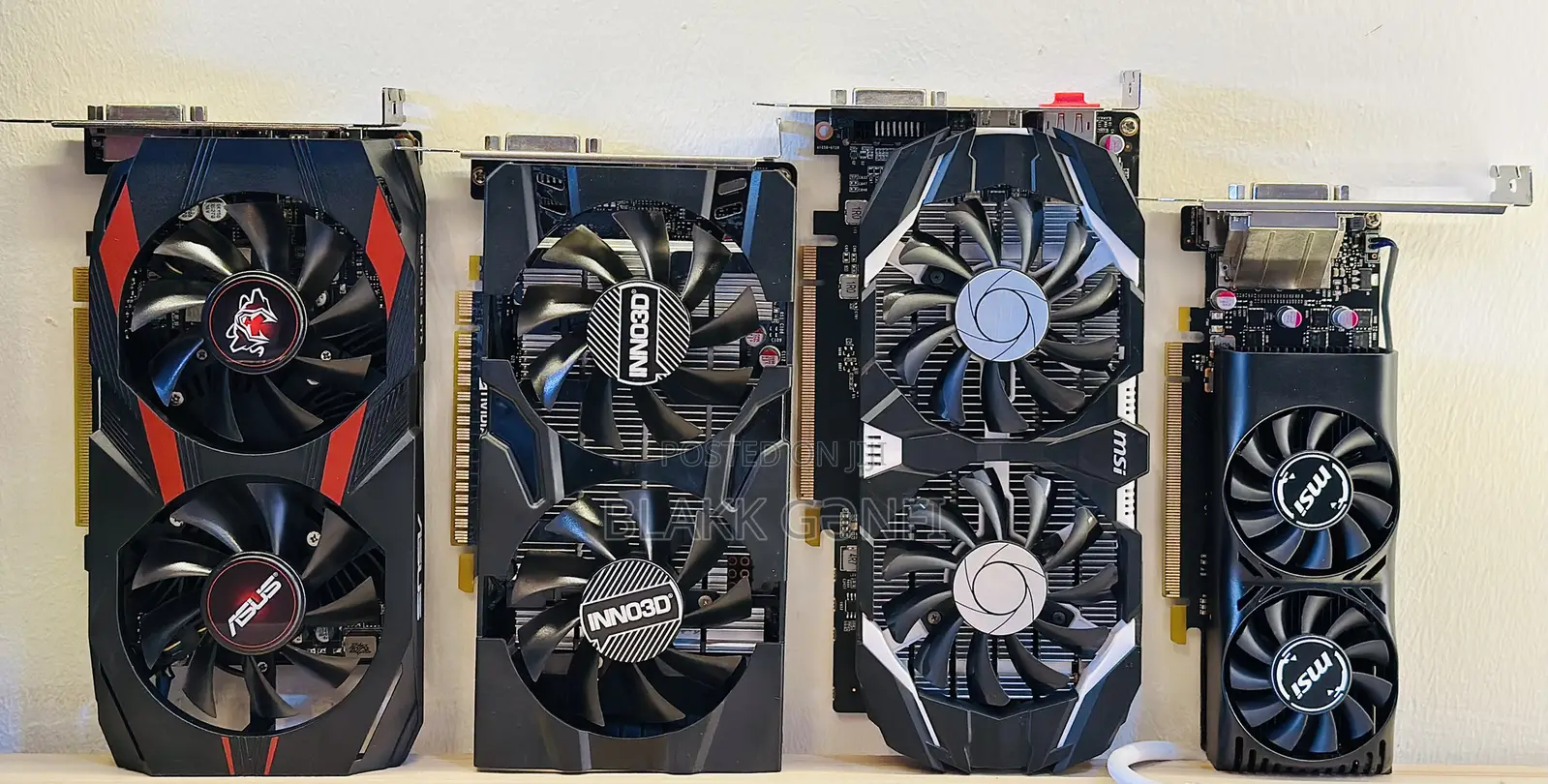 Asus,Msi,Inno3d Gtx 1050ti 4gb Plug & Play Cards[No Extra Power]