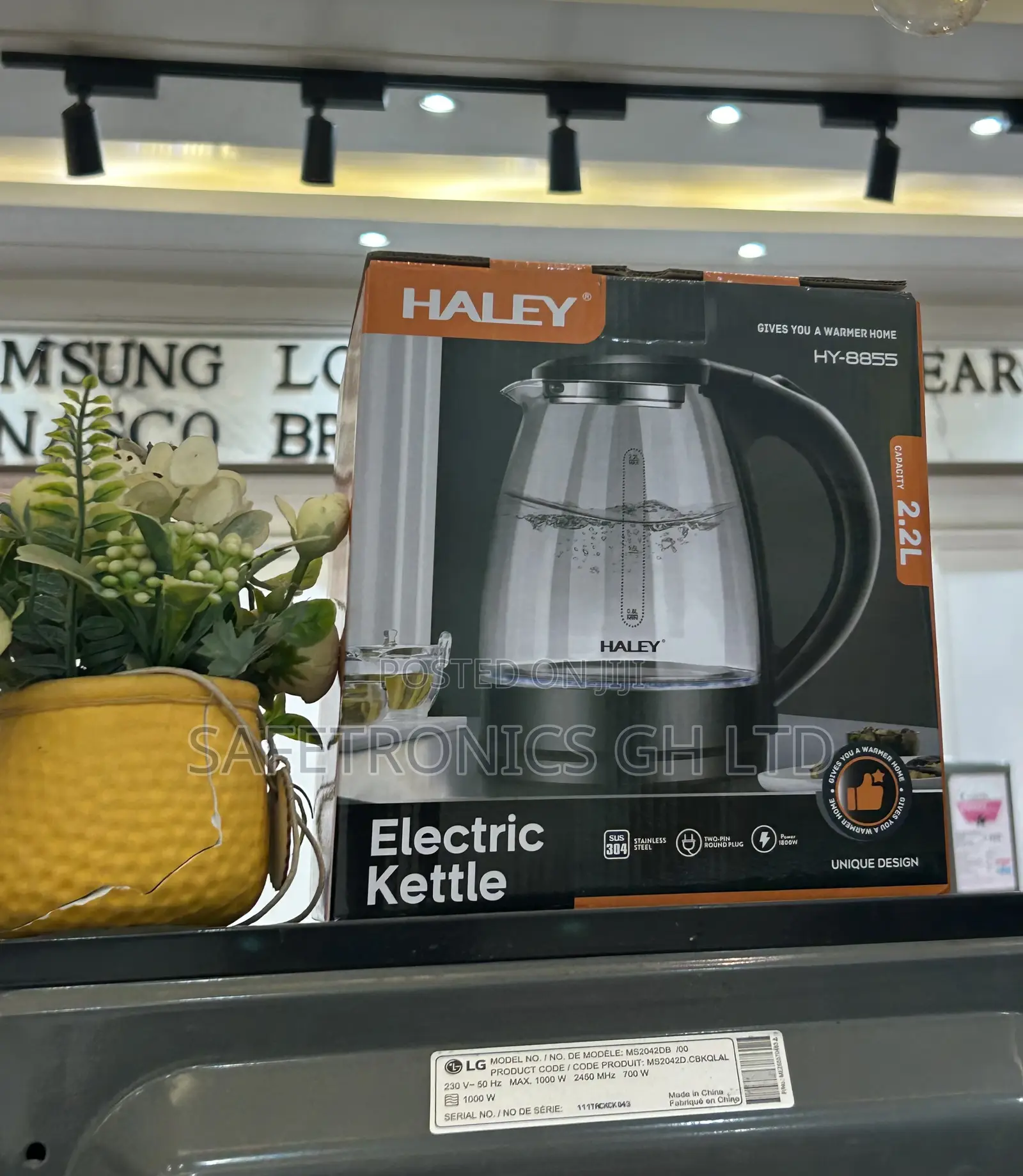 Long Lasting _ Haley_hy-8855 2.2 Liters 1800 Watts Water Kettle
