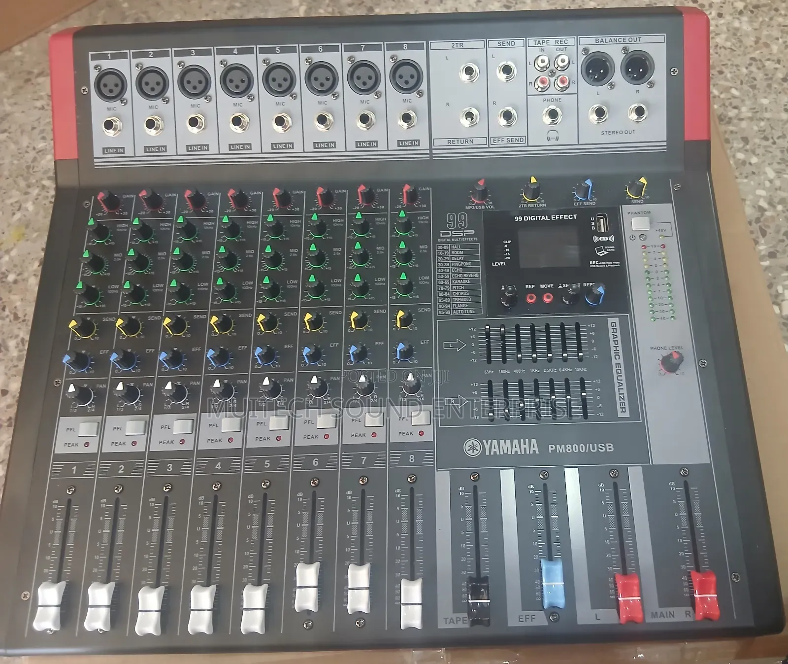 Yamaha Professional Mixer (Pm 8 Channels)