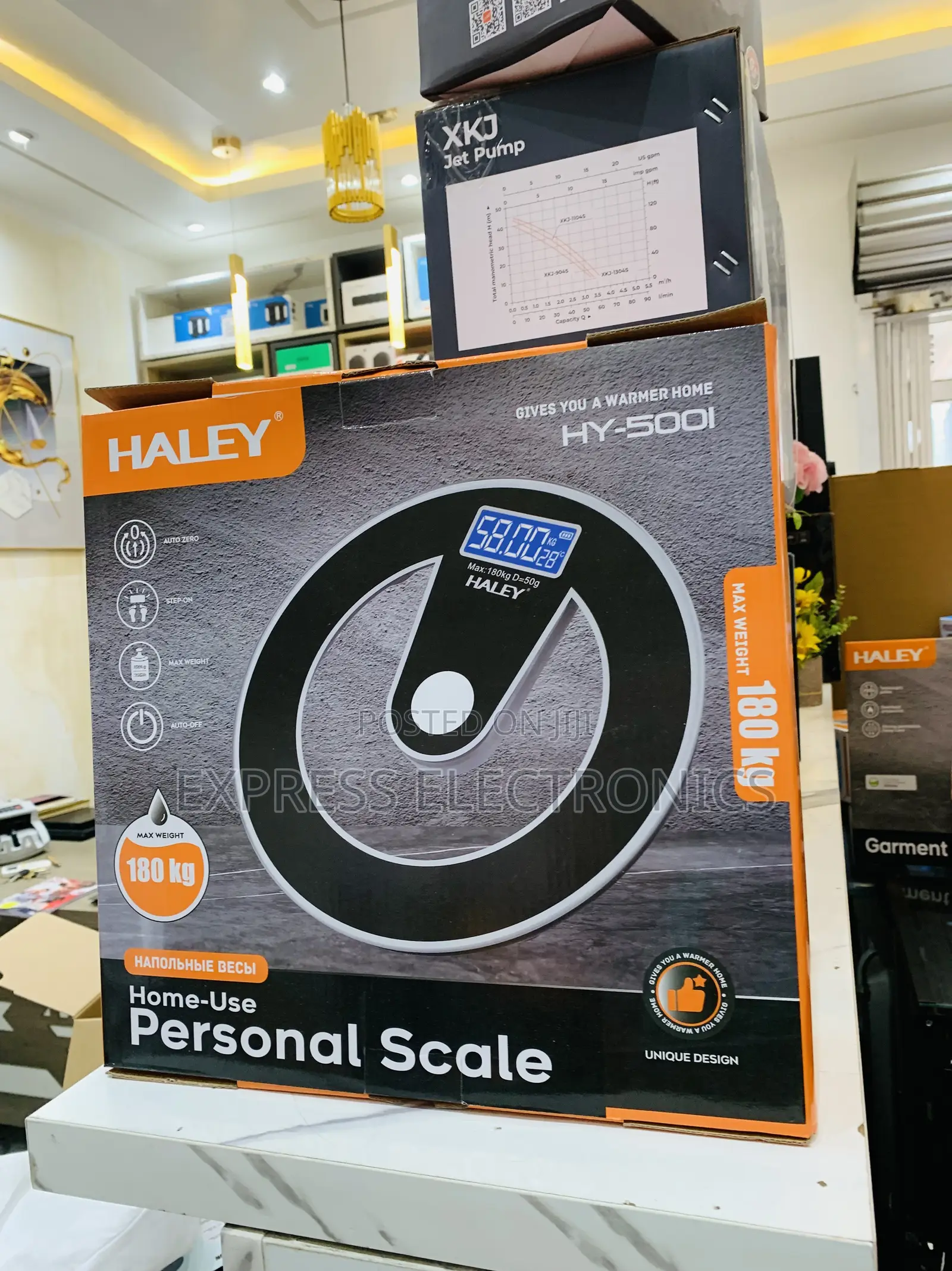 Grab Your Favorite New Haley-Hy-5001 Halley Scale Personal 180kg Black
