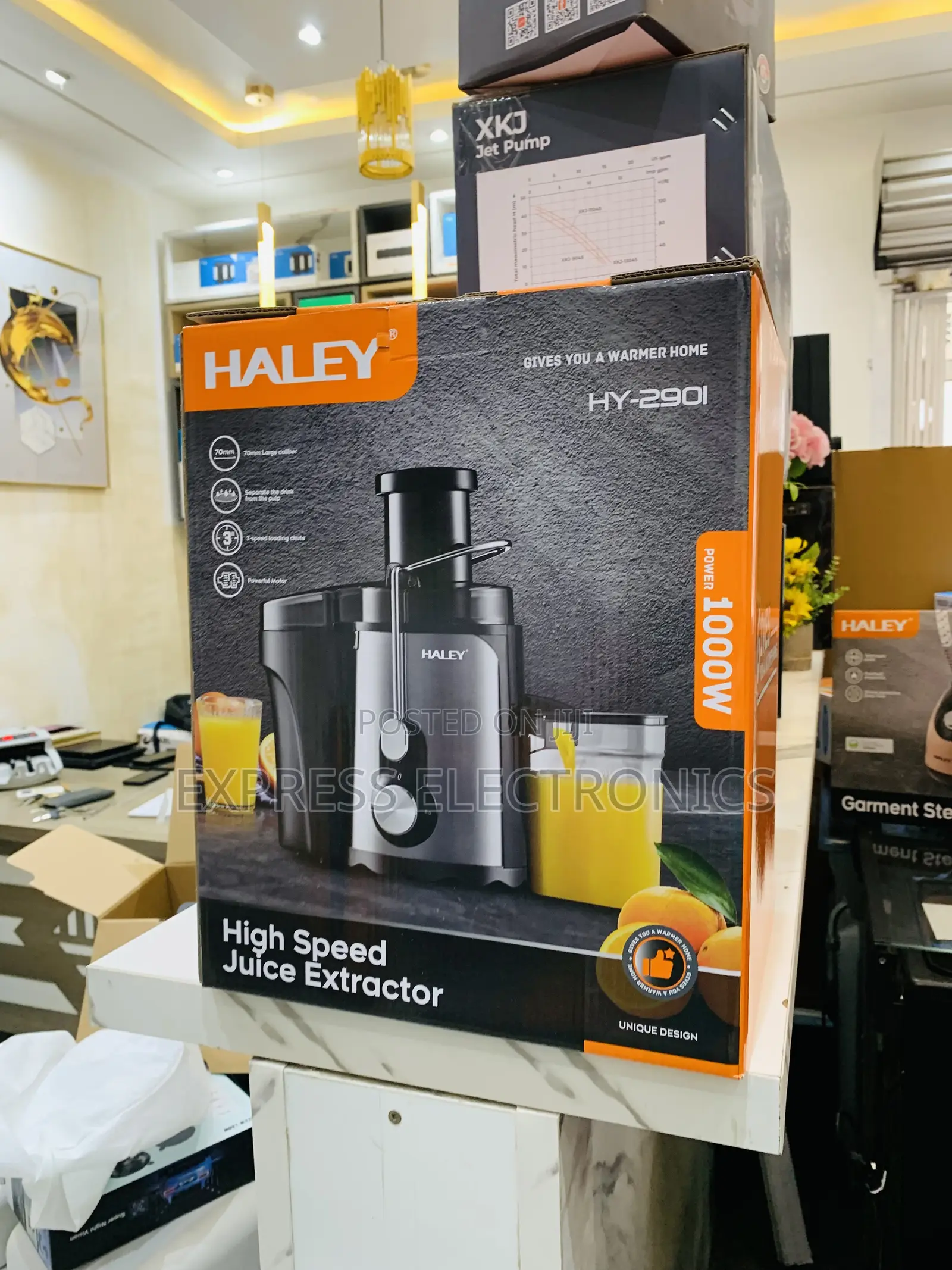 Spectacular Performance Haley-Hy-2901 Halley Juicer 3 Speed 1000 Watt