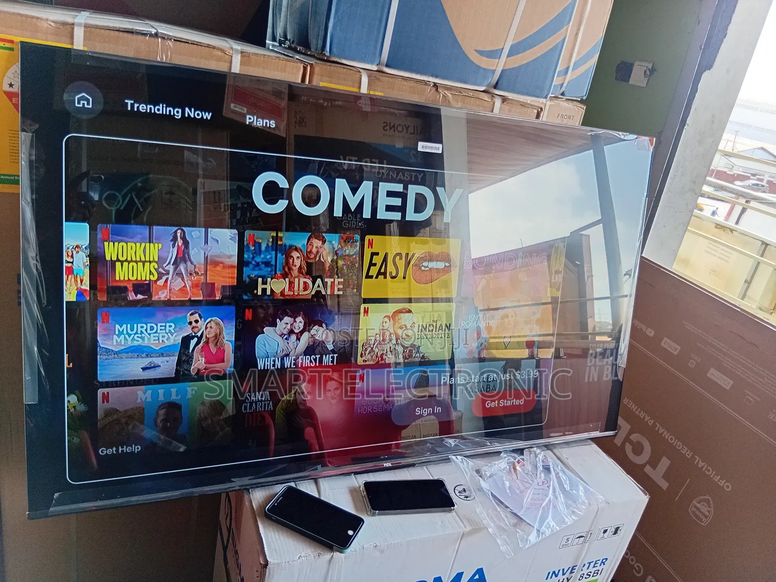 12. “Go Big With Tcl! 65-Inch Smart Tv on Sale Now!”