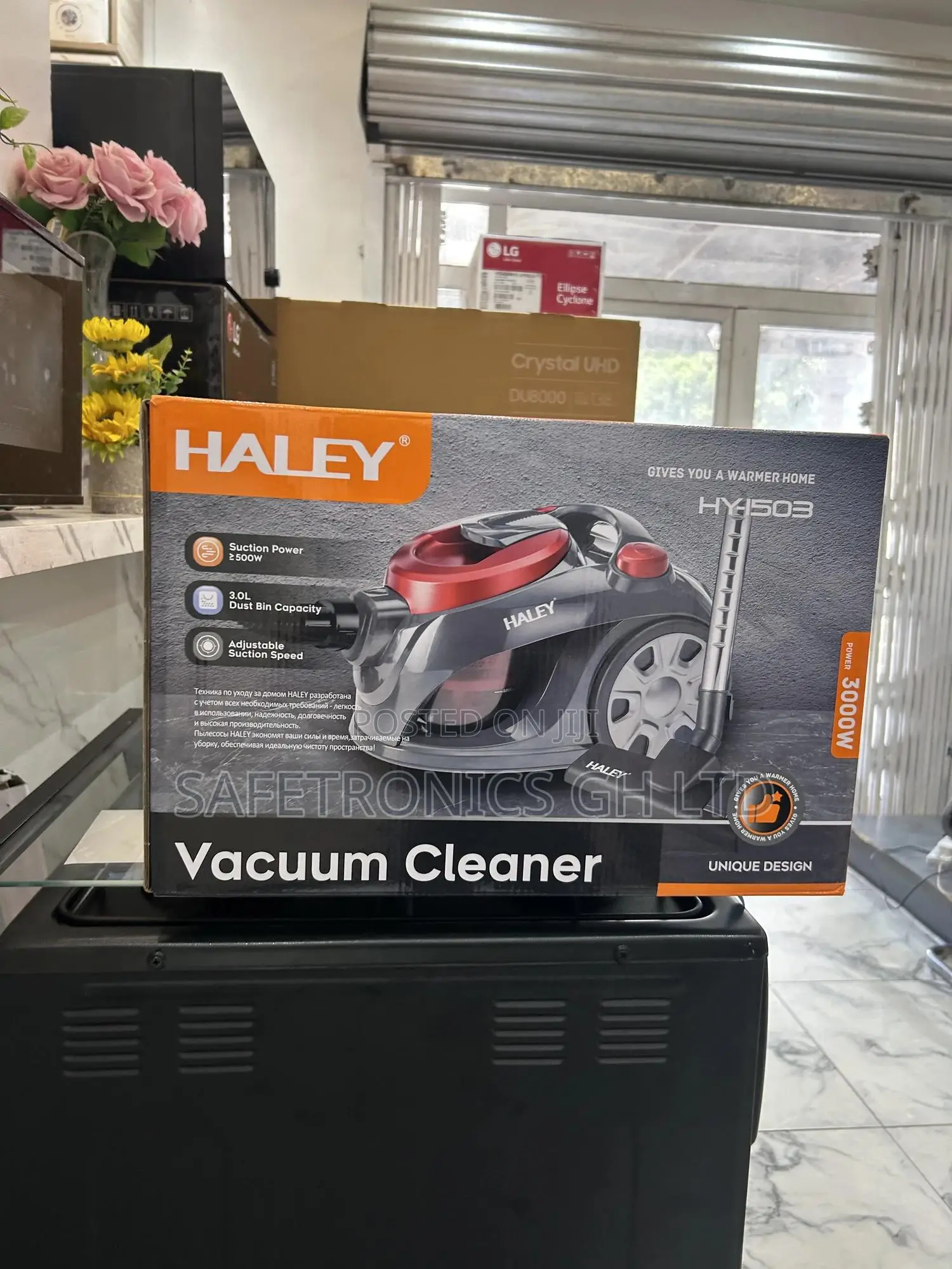 Secure (Red) 4.2 Liters 3000 Watts Hy-1503 Haley ** Vacuum Cleaner