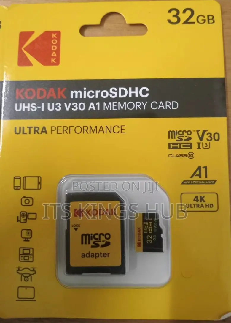 Kodak Mobile Memory Card 32gb Storage High Speed