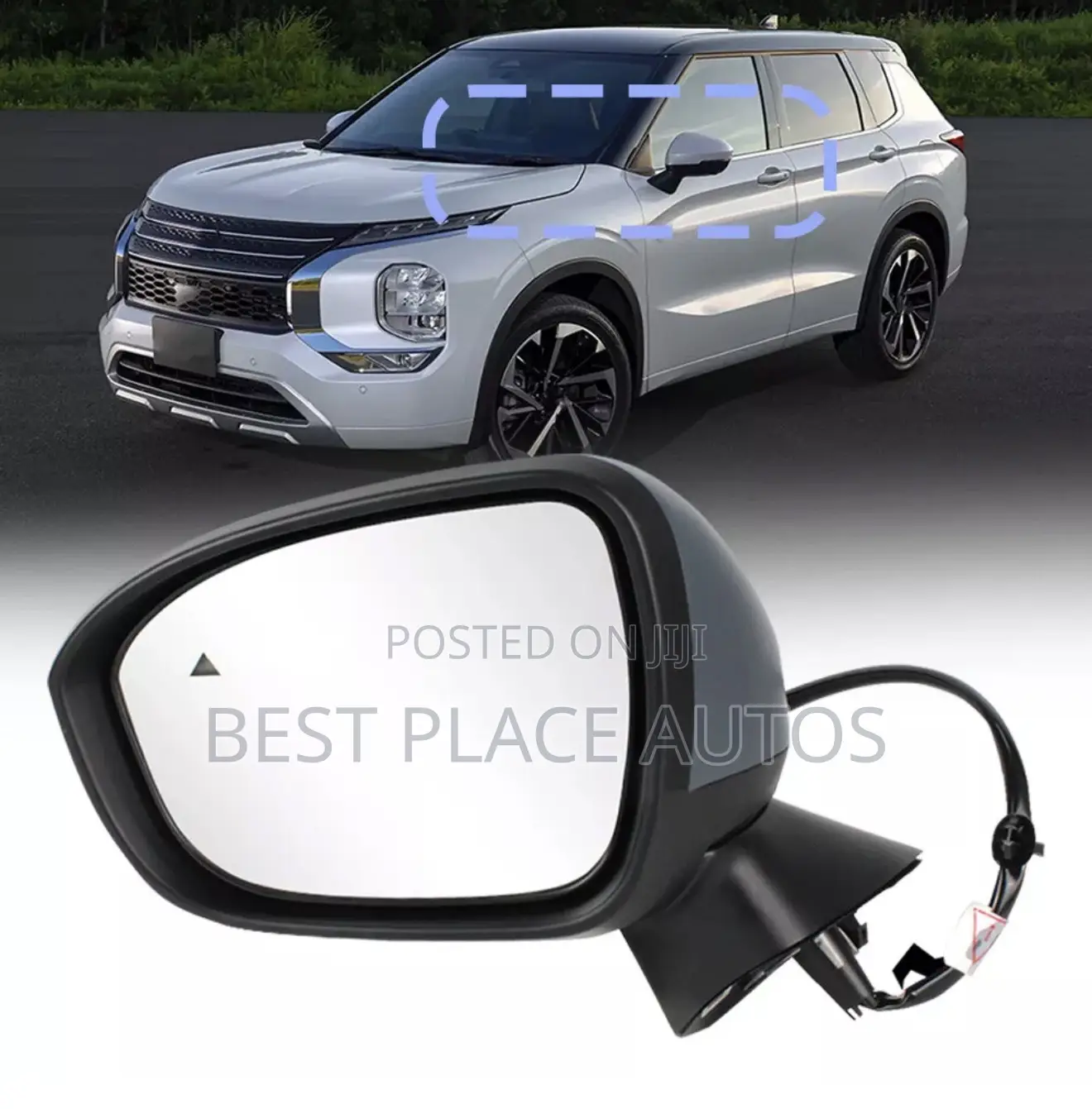 Mitsubishi Outlander 2022-25 Mirror With Light, Sensor and Camera