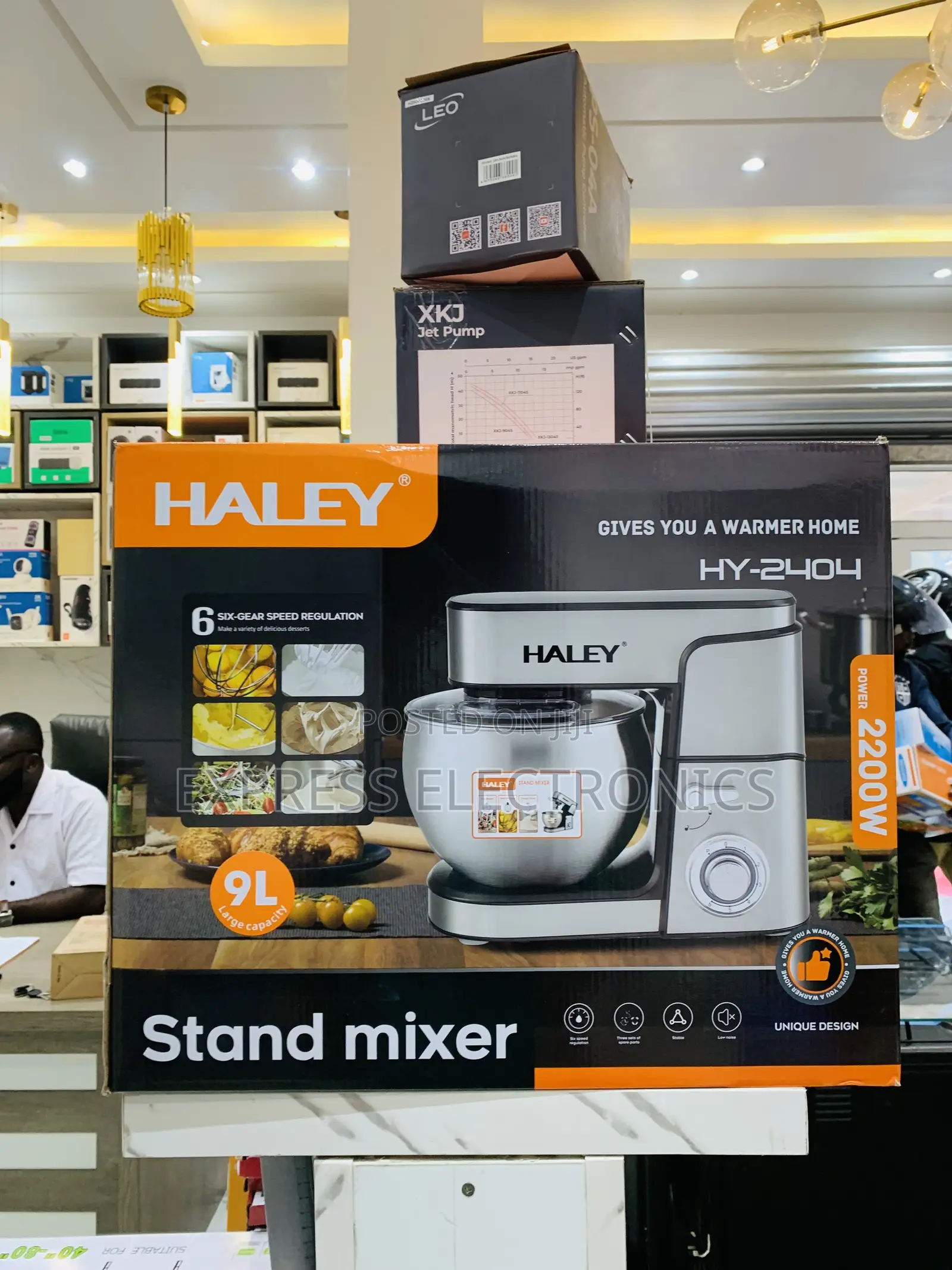 Haley-Hy-2404 Halley Stand Mixer 9ltr