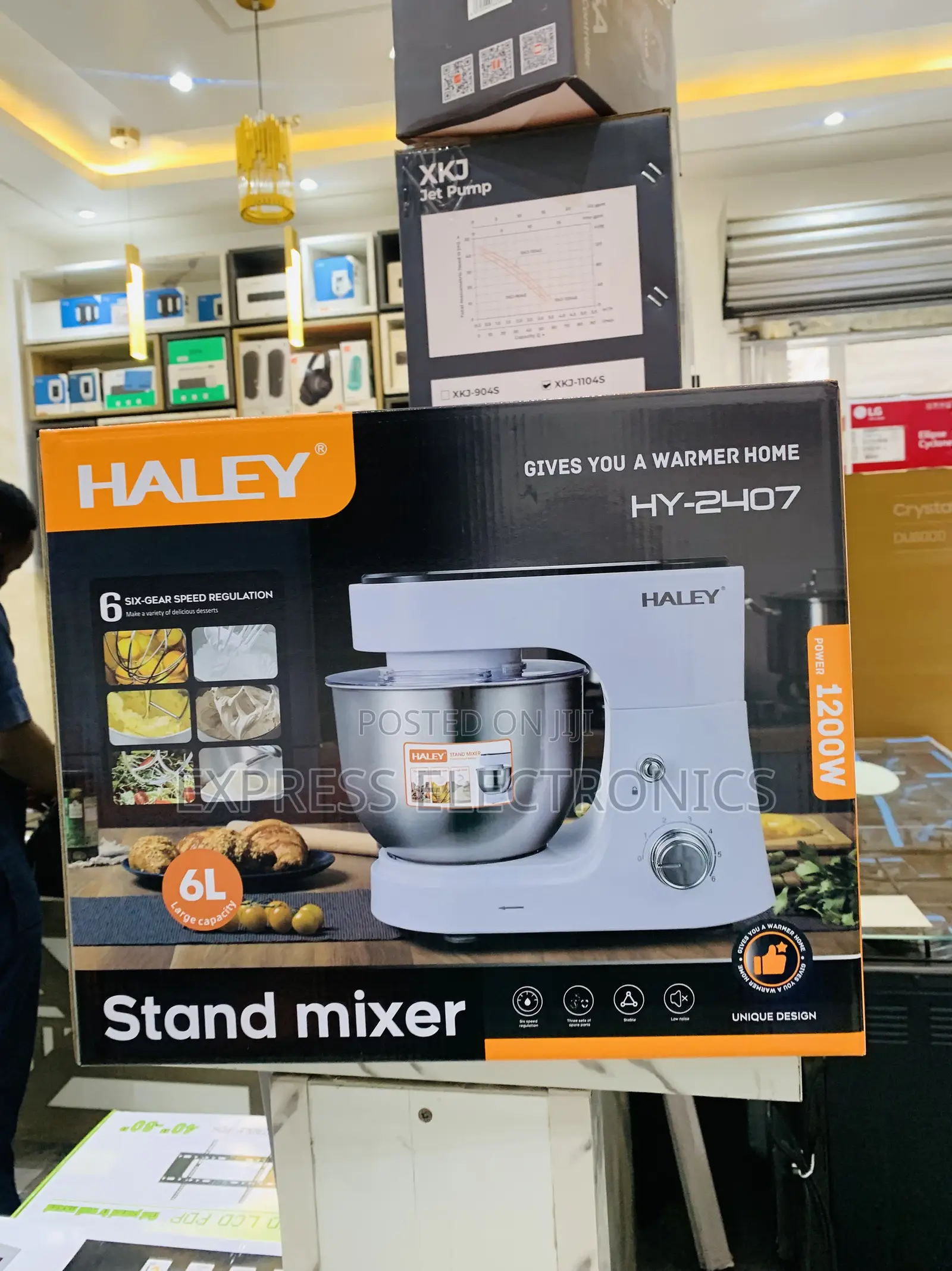 Haley-Hy-2407 Halley Stand Mixer BLTR