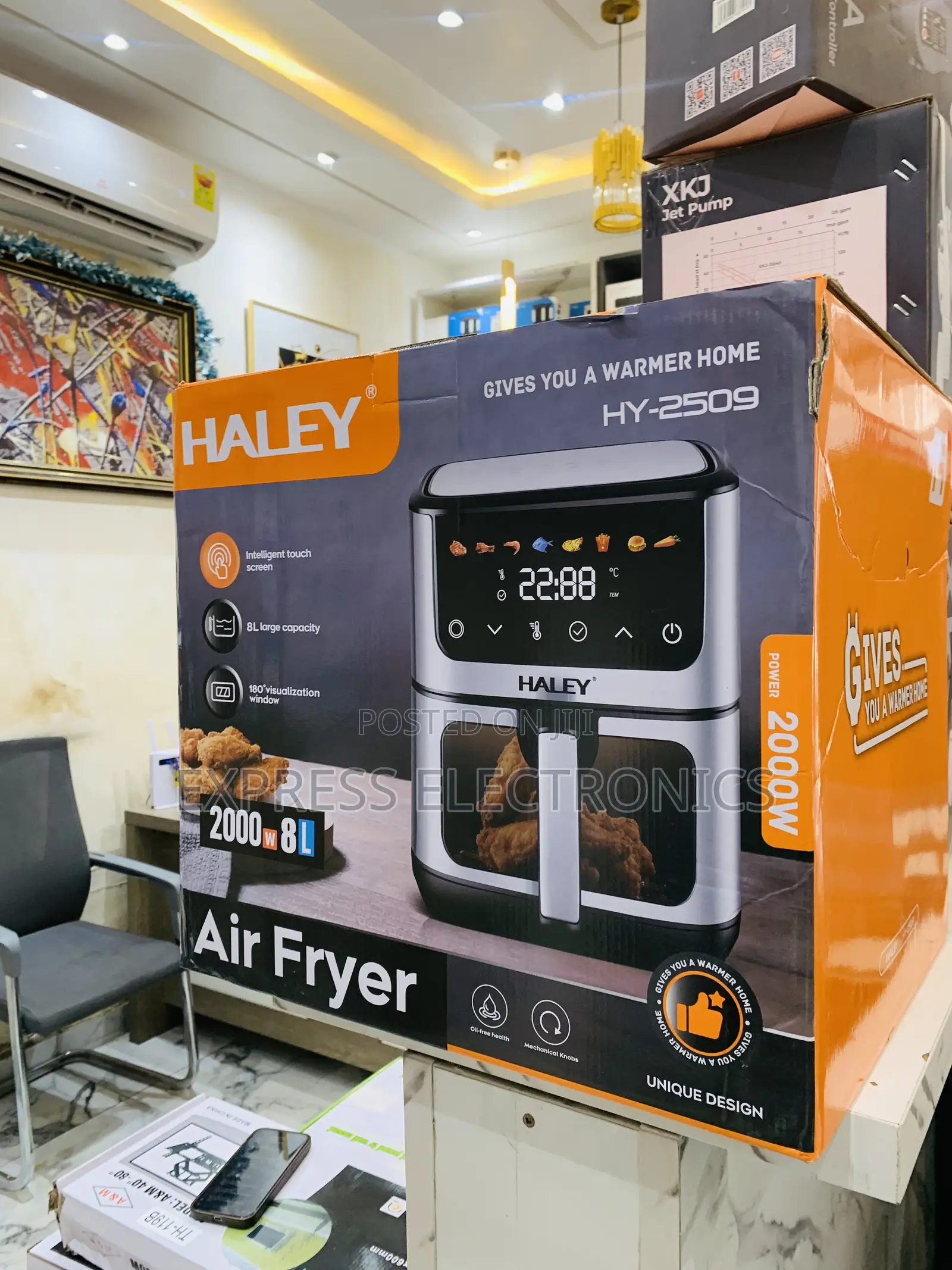 Better Deal on Haley-Hy-2509 Haley Air Fryer Maker 7ltr 3000watt