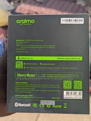 Oraimo Spacebuds Pro Premium 50db Hybrid Anc True Wireless Earbuds