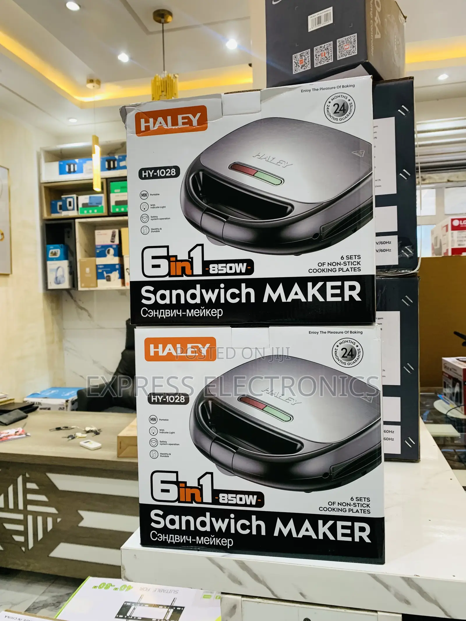 Spectacular Performance Haley-Hy-1028 Halley Sandwish Maker 6 In1 850w