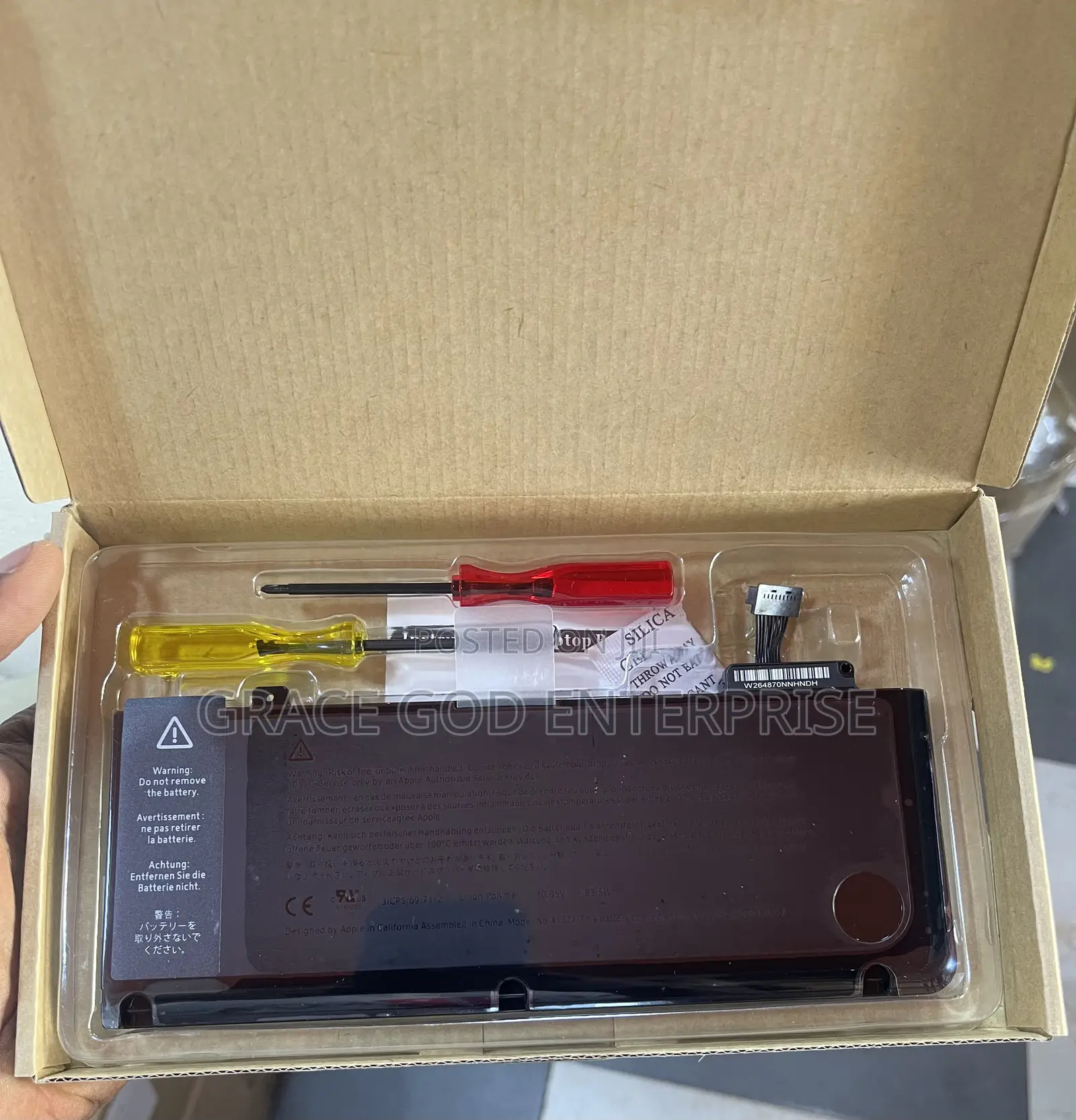 Original Macbook Pro 13 Inches A1322 A1278 Battery