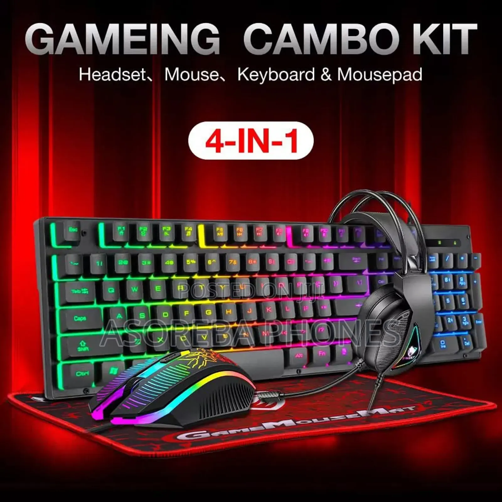 4in1 T Wolf Gaming Combo