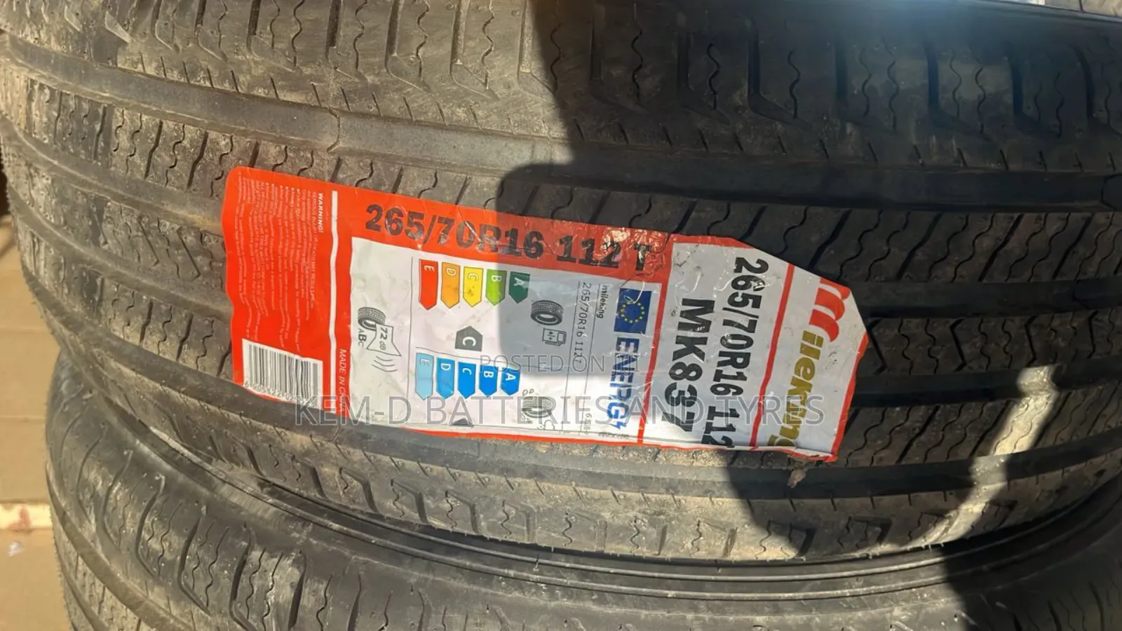 265/70r16 Mile King Tires. in North Industrial Area - Vehicle Parts ...