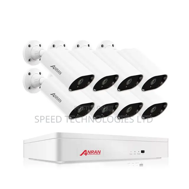 8 Channels CCTV Camera Kit - 2mp