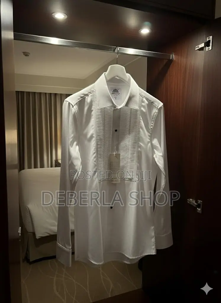 White Long Sleeve Dinner Shirts