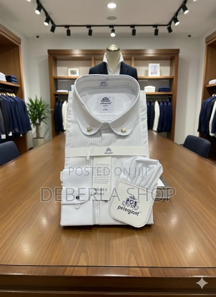 White Long Sleeve Dinner Shirts