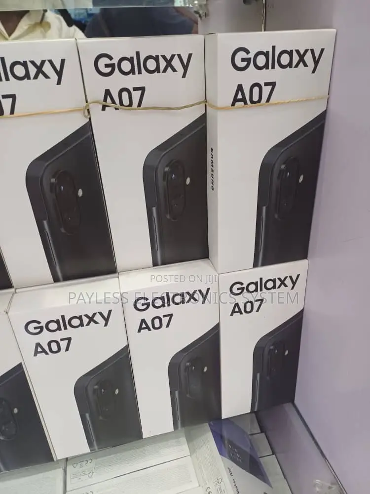 New Samsung Galaxy A07 4G 128 GB Black
