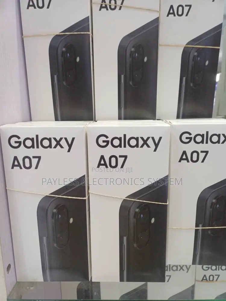 New Samsung Galaxy A07 4G 128 GB Black