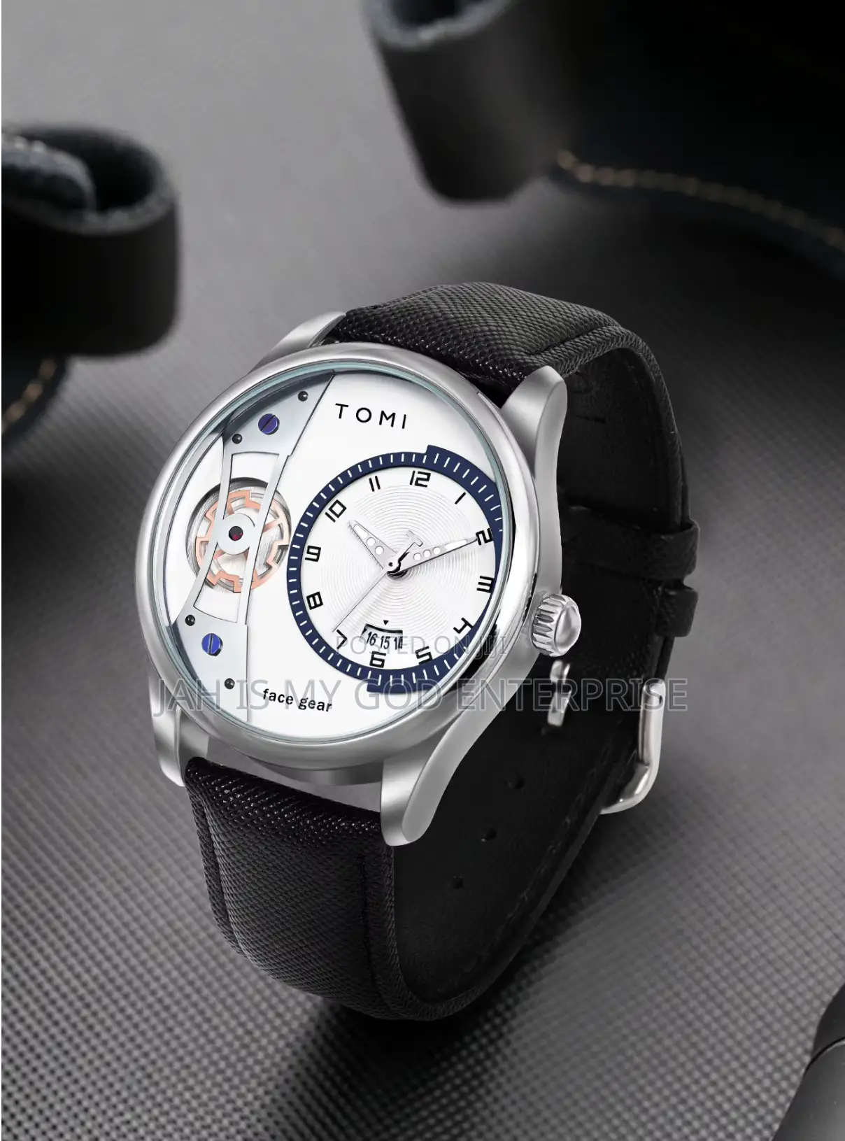 Tomi T105 Men's Quartz Watch Versatile Double Strap Detachable Watch