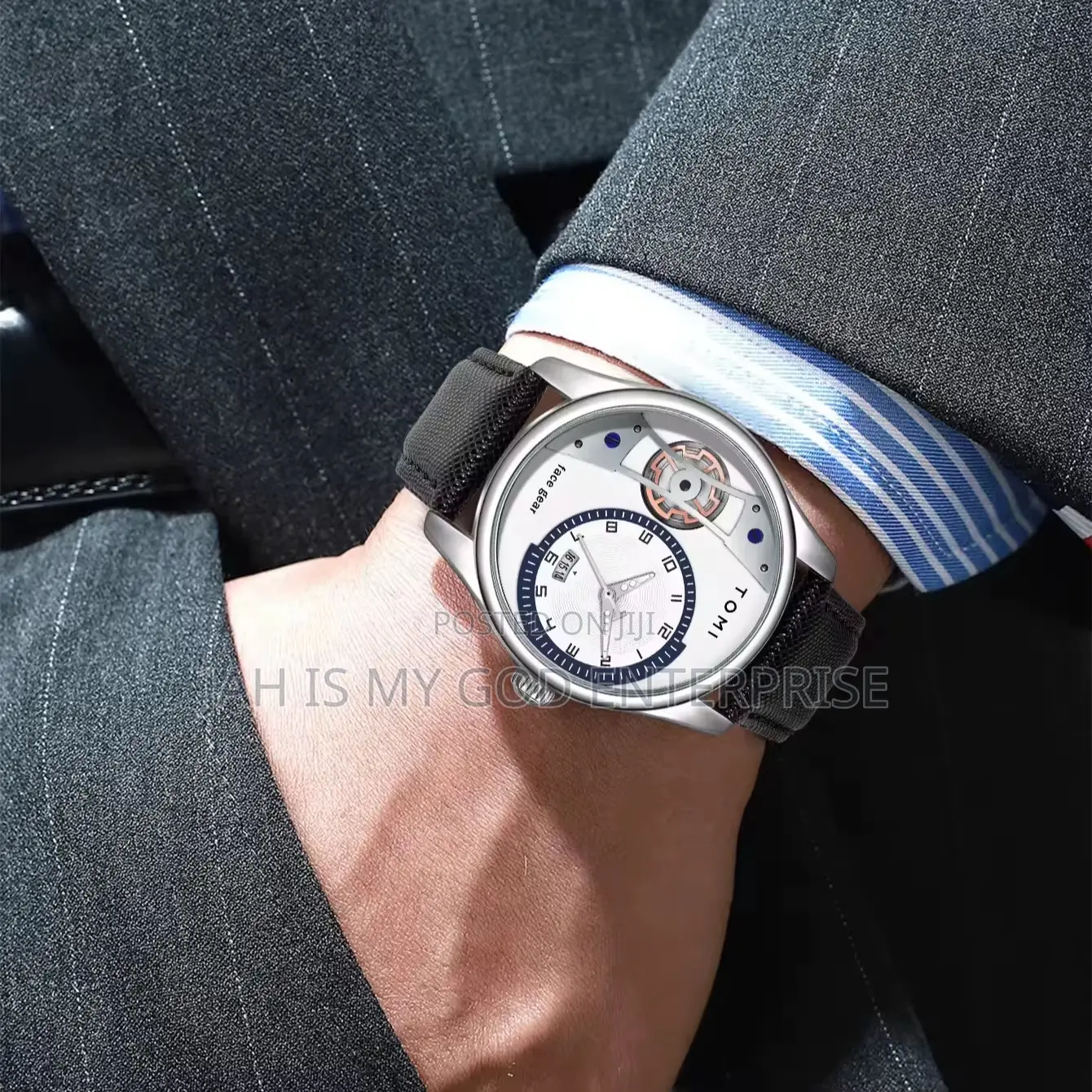 Tomi T105 Men's Quartz Watch Versatile Double Strap Detachable Watch