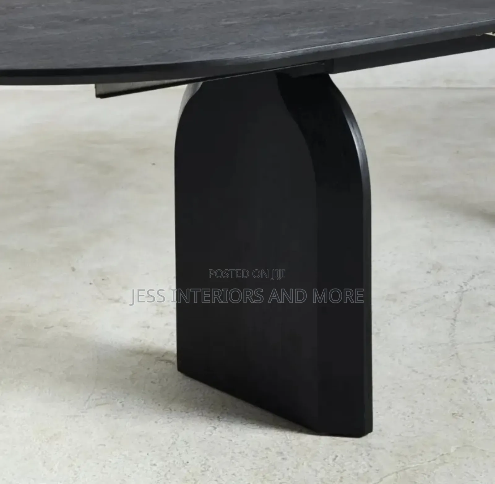 Black Dining Table (Extendable) 300cm