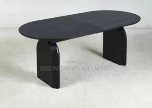 Black Dining Table (Extendable) 300cm